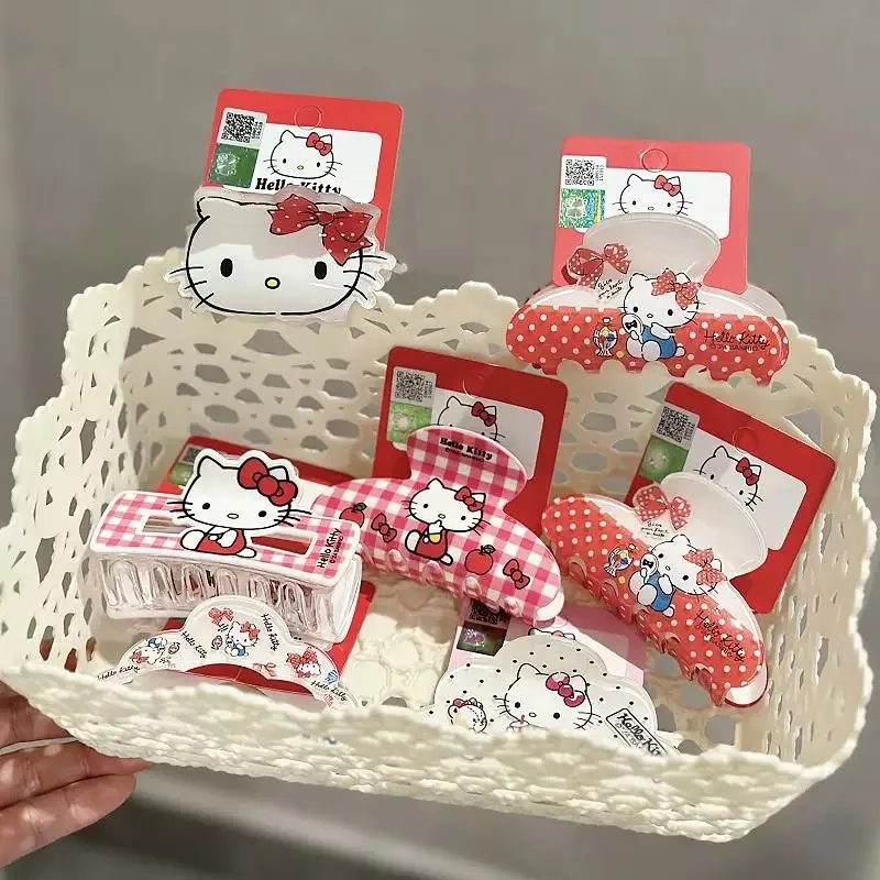 Cat Claw Bark - Аниме-заколки для волос Hello Kitty, милые